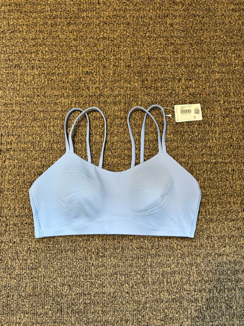 NWT!🍋🍋Lululemon Like A Cloud Bra B/C Cup🍋🍋. Size 12. Color Sinatra Blue. - Picture 11 of 13